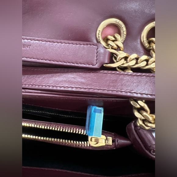 LOULOU SMALL CHAIN BAG IN QUILTED "Y" LEATHER - Picture 7 of 11